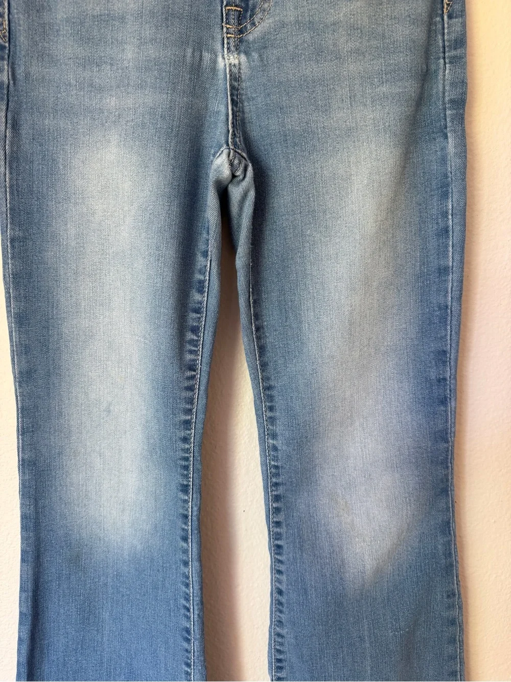 GAP Medium Blue 70’s Flare Girls Jeans Adjustable Waist, Back to School, Size 12